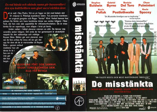 DE MISSTÄNKTA (VHS)