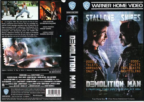 DEMOLITION MAN (vhs-omslag)