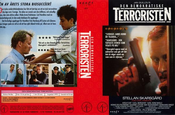 DEN DEMOKRATISKE TERRORISTEN (vhs-omslag)