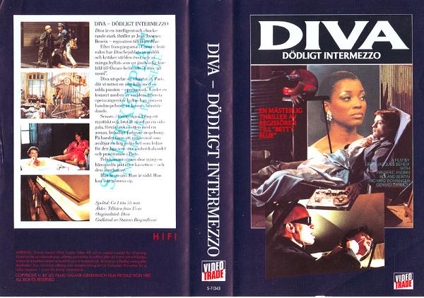 11343 DIVA - DÖDLIGT INTERMEZZO (VHS)