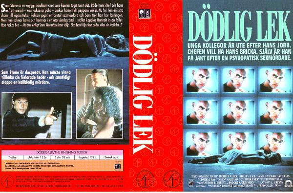 DÖDLIG LEK (vhs-omslag)