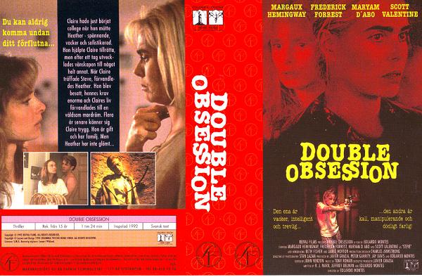 DOUBLE OBSESSION (vhs-omslag)