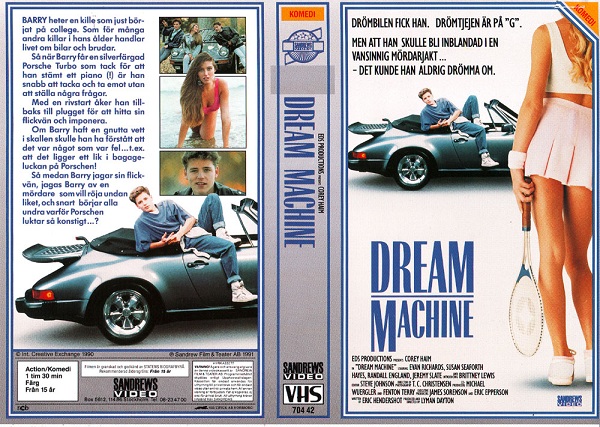 DREAM MACHINE (vhs-omslag)