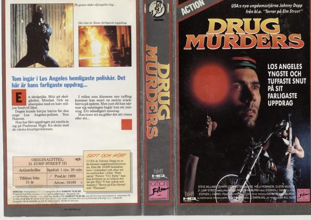 DRUG MURDERS (Vhs-Omslag)