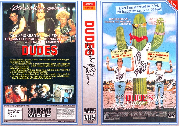 DUDES (vhs-omslag)