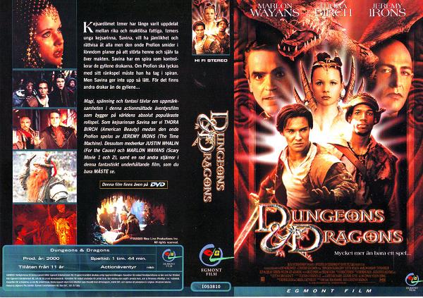 DUNGEONS AND DRAGONS (Vhs-Omslag)