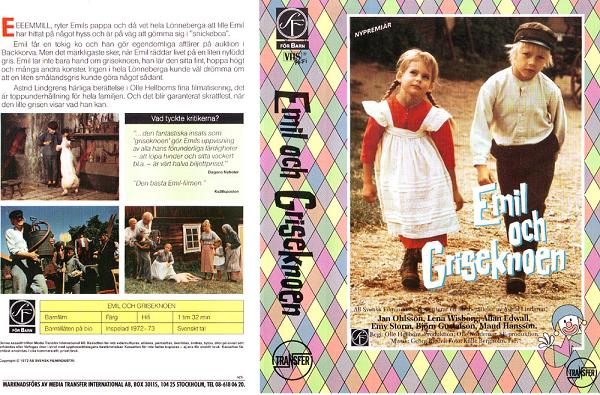 EMIL OCH GRISEKNOEN (VHS)