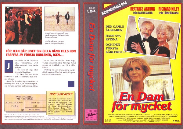 EN DAM FÖR MYCKET (Vhs-Omslag)