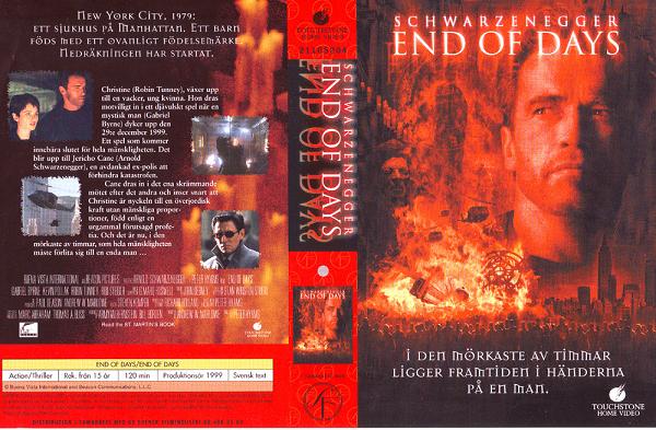 END OF DAYS (vhs-omslag)