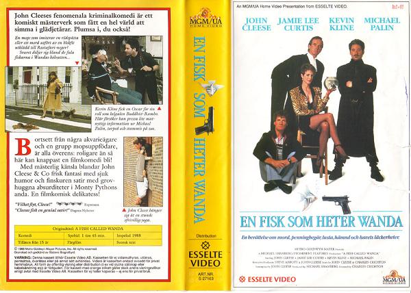 EN FISK SOM HETER WANDA (Vhs-Omslag)