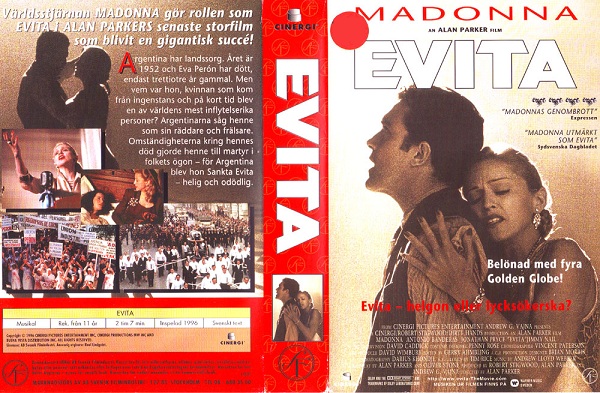 EVITA (vhs-omslag)