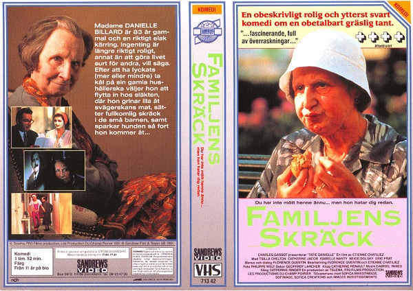FAMILJENS SKRÄCK (vhs-omslag)