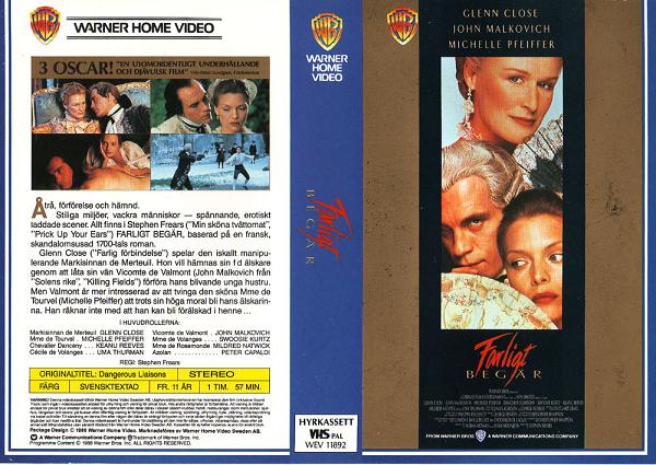 11892 FARLIGT BEGÄR (VHS)