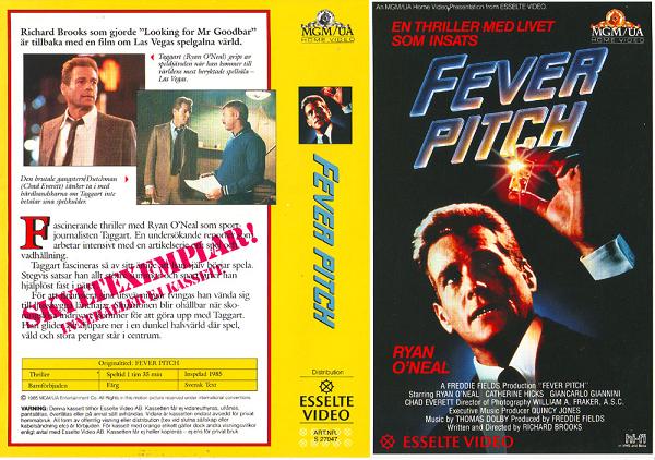 FEVER PITCH (Vhs-Omslag)