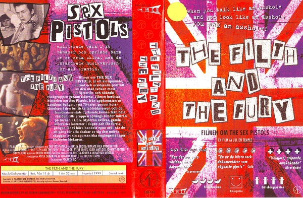 FILTH AND THE FURY (vhs-omslag)