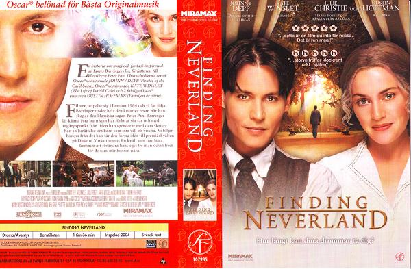 FINDING NEVERLAND (vhs-omslag)