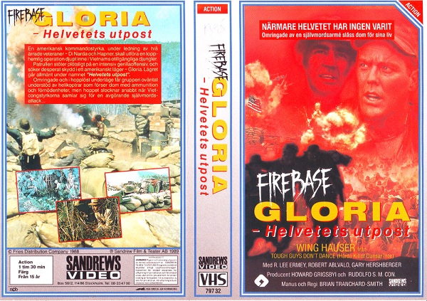 FIRE BASE GLORIA HELVETETS UTPOST (vhs-omslag)