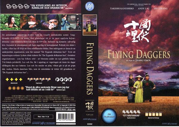 FLYING DAGGERS (vhs-omslag)