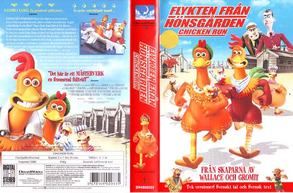 FLYKTEN FRÅN HÖNSGÅRDEN (VHS)