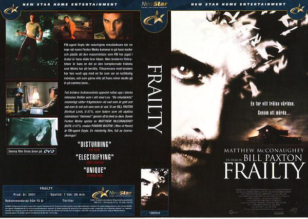 FRAILTY (VHS)