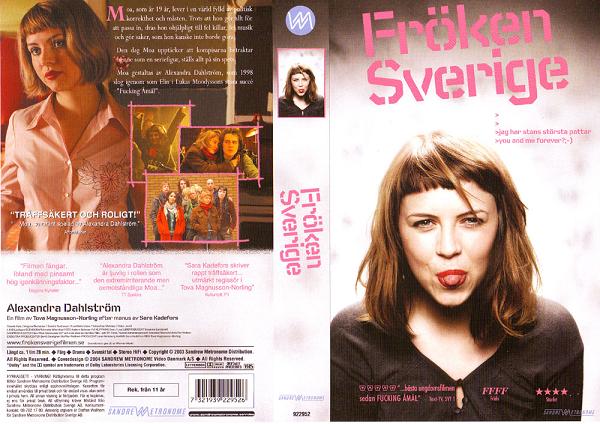 FRÖKEN SVERIGE (vhs-omslag)