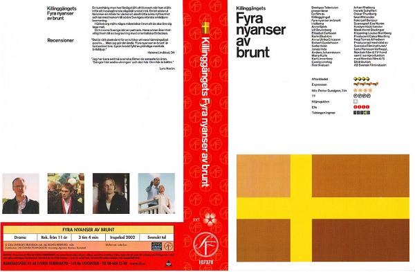 FYRA NYANSER AV BRUNT (vhs-omslag)