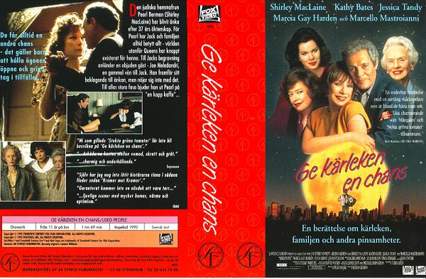 GE KÄRLEKEN EN CHANS (vhs-omslag)