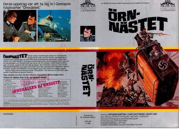 11768 ÖRNNÄSTET (vhs)