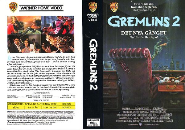 GREMLINS 2 (vhs omslag)
