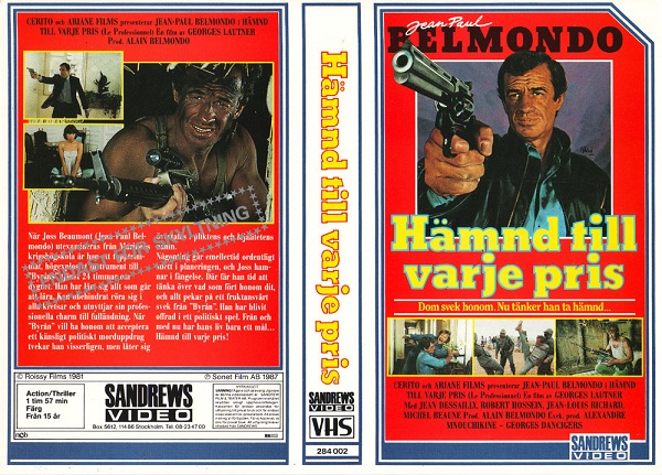 HÄMND TILL VARJE PRIS (vhs-omslag)