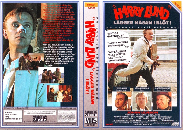 HARRY LUND (vhs-omslag)