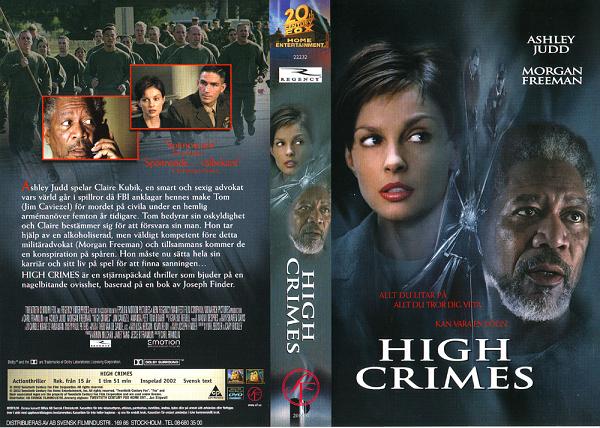 HIGH CRIMES (vhs-omslag)