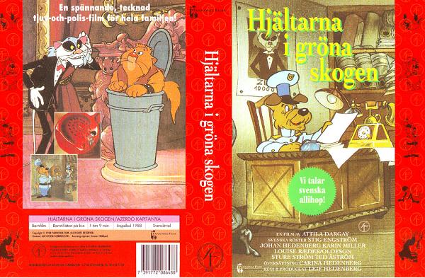 HJÄLTARNA I GRÖNA SKOGEN (vhs-omslag)
