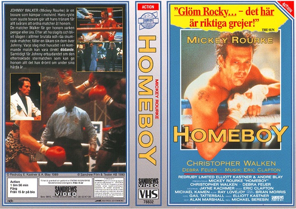 HOMEBOY (vhs-omslag)
