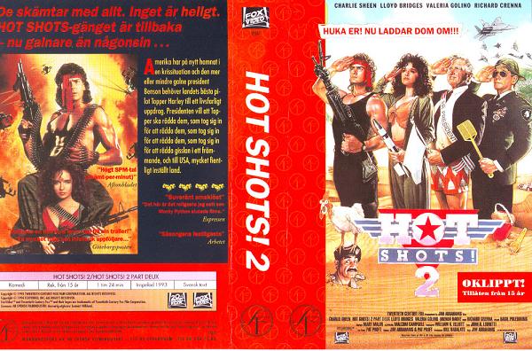 HOT SHOTS 2 (vhs-omslag)