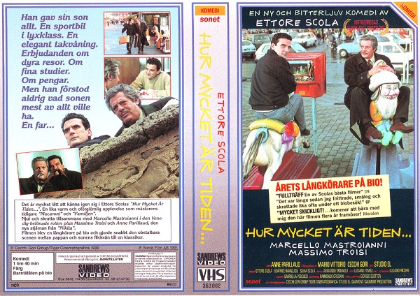 HUR MYCKET ÄR TIDEN (vhs-omslag)