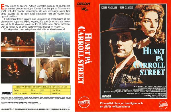 HUSET PÅ CARROLL STREET (vhs omslag)