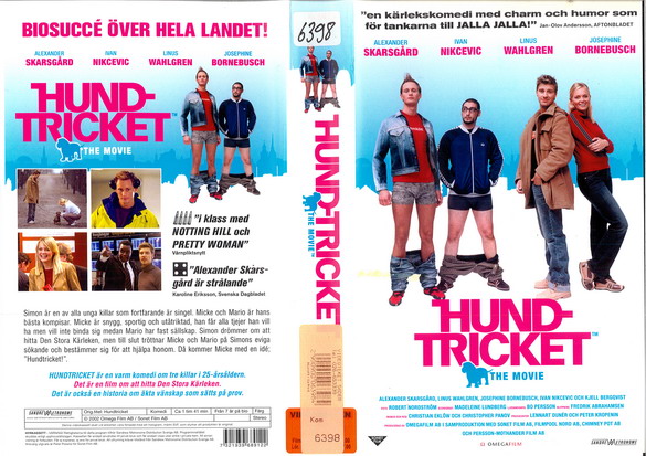 HUNDTRICKET (vhs-omslag)