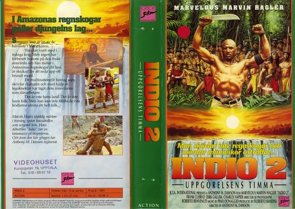 INDIO 2 (Vhs-Omslag)