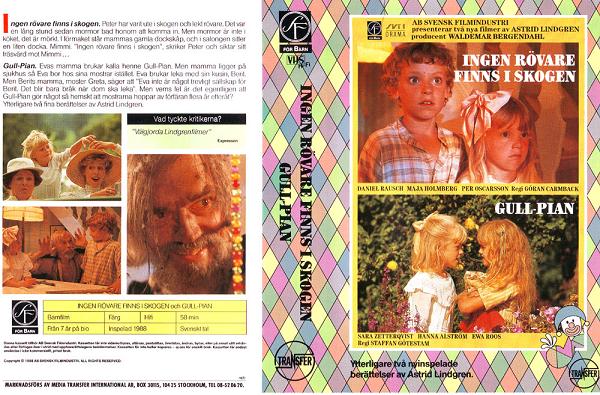INGEN RÖVARE FINNS I SKOGEN & GULL-PIAN (vhs)