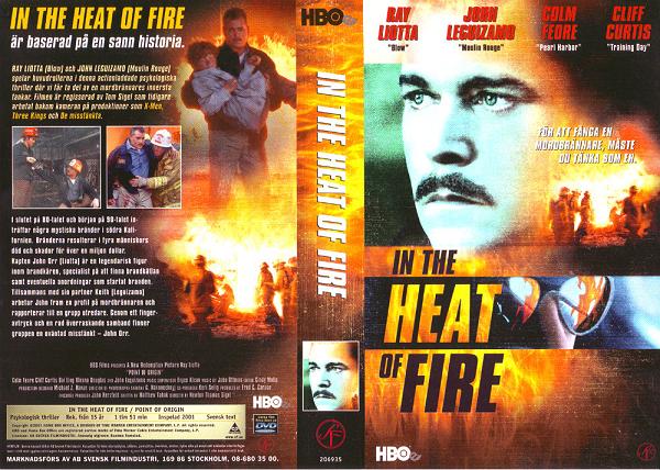 IN THE HEAT OF FIRE (vhs-omslag)