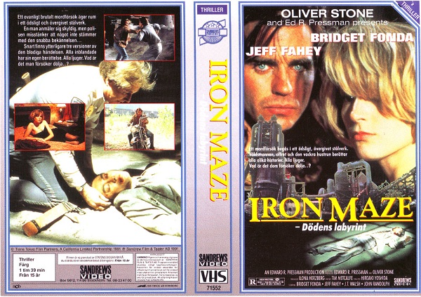 IRON MAZE (vhs-omslag)