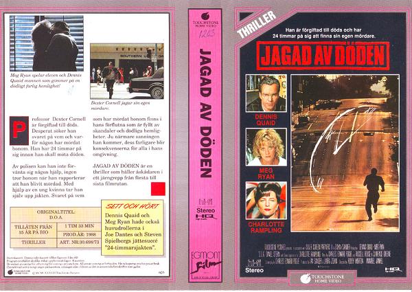 30.698/73 JAGAD AV DÖDEN (VHS)