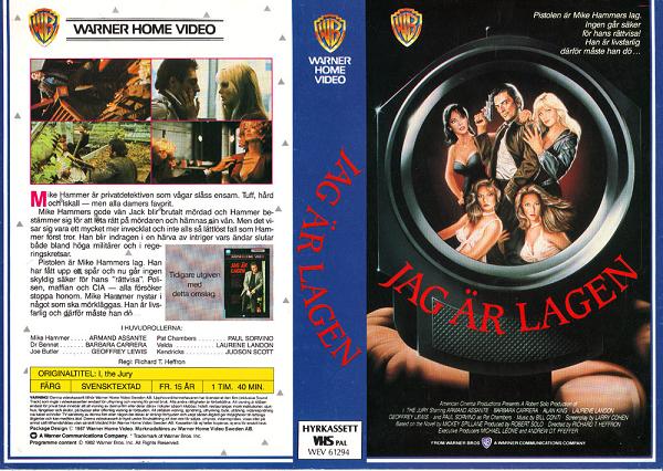 JAG ÄR LAGEN (vhs-omslag)