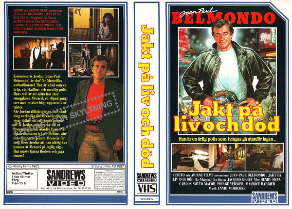 JAKT PÅ LIV OCH DÖD (vhs-omslag)