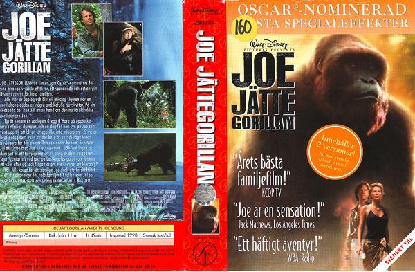 290704 JOE - JÄTTEGORILLAN (VHS)