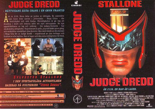JUDGE DREDD (vhs-omslag)