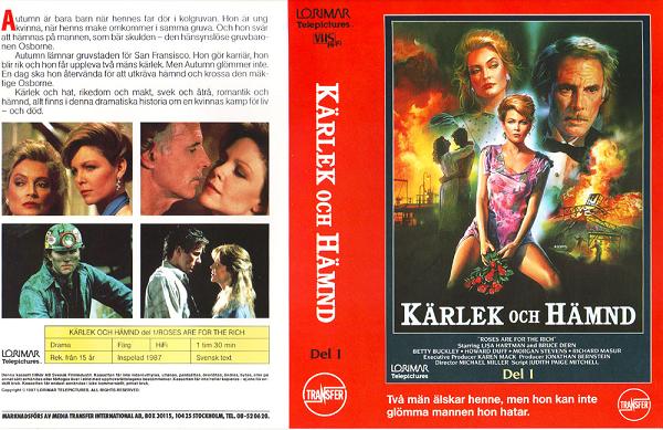 KÄRLEK OCH HÄMND DEL 1 (vhs-omslag)