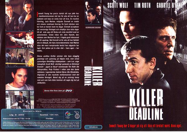 KILLER DEADLINE (Vhs-Omslag)