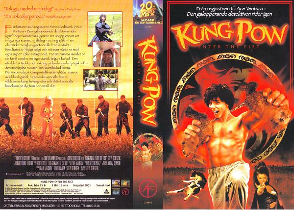 KUNG POW ENTER THE FIST (vhs-omslag)